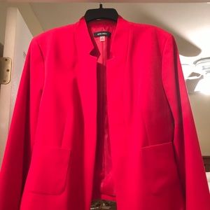 Nine West red separate suit jacket